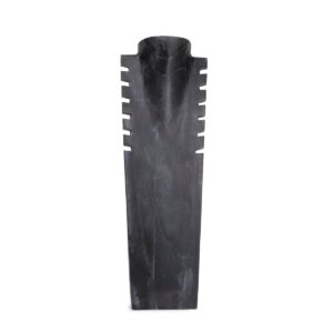 Busto Expositor cuello gargantilla Madera con Ranuras 50cm