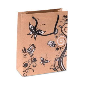 12 Bolsas Papel con Asa Pequeñas decoradas 11x 14cm